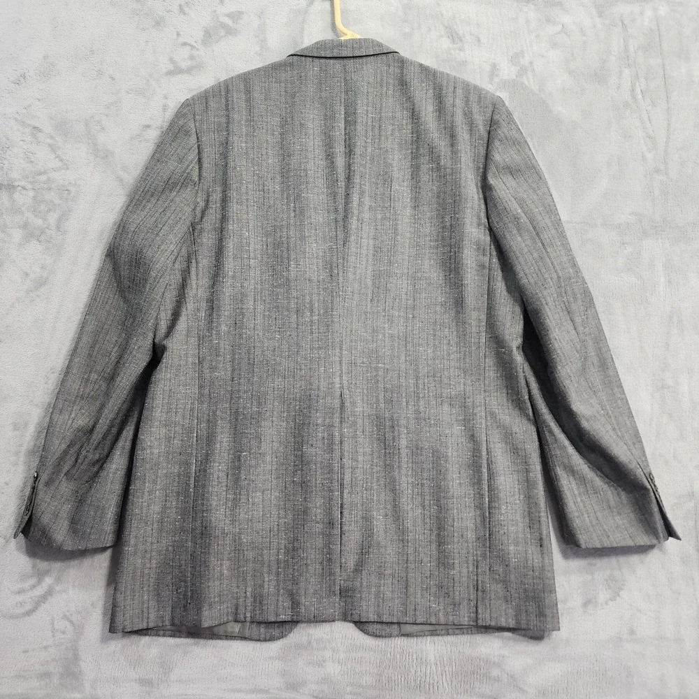 Vintage‎ Gordon Thomas Collectibles Sport Coat Mens 44 Gray Wool 2 Button Blazer